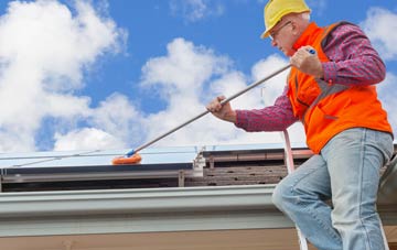 Obley soft wash roof cleaning